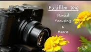 Fuji X10 - great for MACRO and MANUAL focusing!
