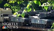 Tanks Arrive In D.C. For President Donald Trump's Fourth Of July Celebration | NBC Nightly News