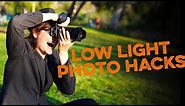 6 Low Light Photo Hacks!