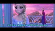 FROZEN - For the First Time in Forever Anna and Elsa - Official Disney (3D Movie Clip) - With Words