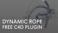 HoRope is a Free Dynamic Rope Plugin for C4D