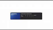 Linksys Gigabit Ethernet Switch SE3005 Unboxing (UK)