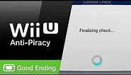 Wii U - Anti-Piracy Screen (GamePad, Good Ending)