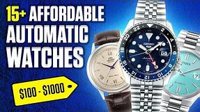 15+ Entry-Level Automatic Watches From $100 to $1,000