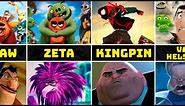 All Sony Animation Villains