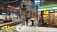 🇯🇵 Heavy Snowfall in Yokohama - Winter 2022, Japan・4K