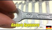 German Tool Reviews: Gedore Open-ended Spanners