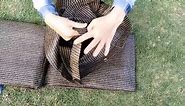 Sun Shade Cloth,10x12 FT,95% Shade Fabric with Stainless Steel Reinforced Grommets for Pergola Shade Covers, Patios, Decks, and Backyards(Mocha)
