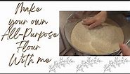 How to Make All-Purpose Flour at Home from Freshly Milled Flour