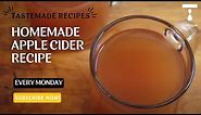 Homemade Apple Cider | Thirsty For...