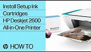Install Setup Ink Cartridges | HP Deskjet 2600 All-in-One Printer | HP Support