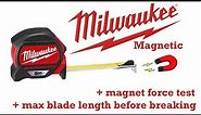 Milwaukee magnetic tape measure 8m