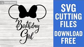 Birthday Girl Svg Free Cut File for Cricut
