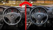 BMW E90 mSport Steering Wheel & AirBag Upgrade Swap