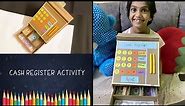 How to Make CASH REGISTER with Cardboard || Fun Activity for Kids
