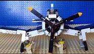 LEGO F4U Corsair flight test