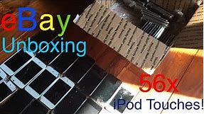 eBay Unboxing - Lot Of 56 iPod Touch #2 - Unboxing And Testing