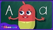 Letter A Song - THE KIBOOMERS Preschool Phonics Sounds - Uppercase & Lowercase Letters