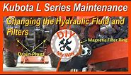 How to Change the Hydraulic Fluid and Filter - Kubota L Series Tractor Maintenance (#90)
