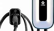 EVCUBNB EV Charger Level 2, Ultra Compact, Up to 50 Amp Charging Station for Home, 240V EVSE, NEMA 14-50 Plug(4-Prong) or Hardwired, Indoor/Outdoor, 23Ft Cable Level 2 EV Charger