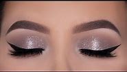 Soft and Easy Sparkly Eye Makeup Tutorial | Cool Toned Eye Makeup