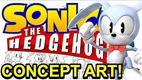 Sonic Characters Concept Arts - Sonic, Tails, Knuckles, Shadow, and Silver - NewSuperChris