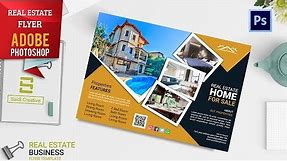 How To Design REAL ESTATE FLYER | Photoshop Tutorial