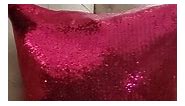 ShinyBeauty Sequin Pillow Cover Hot Pink Buyer Show