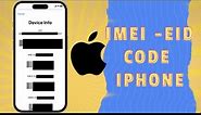How to see the IMEI code in Apple iPhone 6s Plus