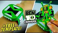 Ben 10 Omniverse +Free Template | How To Make Easy Cartoon Watch | Paper Craft