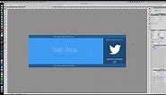 Photoshop Twitter Cover Photo Template Tutorial