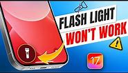 How to Solve Flashlight Won't Work on iPhone Lock Screen | Fix Flashlight Not Working
