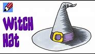 How to draw a Witch Hat Real Easy