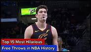 Top 15 Funniest Free Throw FAILS in the NBA