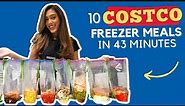 10 Freezer Meals From Costco in 43 Minutes