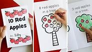Free Ten Red Apples Printable Book