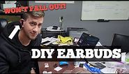 DIY Custom Earbuds for Small Ears.