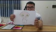 Stewie Griffin Character Coloring Guide