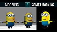 Easy tutorial Modeling Minions in 3d max Poly modeling