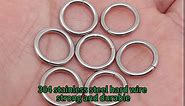 250 PCS Stainless Steel Jump Rings, Closed Unsoldered, Metal Round Craft Jewelry Ring Finding (14 Gauge, Wire 1.5 x 13mm OD)