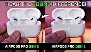 AirPods Pro 2 vs AirPods Pro 1 Sound Quality 🔥 Hear the difference!