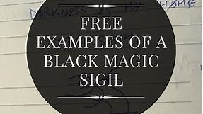 5 Quick Examples of a Black Magic Sigil [ DIY Guide]