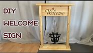 How to Make a Beautiful Welcome Sign for Your Home
