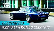 Giulia GT Electric amazing Alfa Romeo retromod EV - Exclusive drive and interview