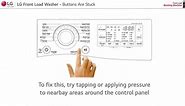 [LG Front Load Washers] Troubleshooting That Buttons Are Stuck