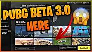 Pubg Mobile Beta 3.0 Version Is Here | How To Install Pubg 3.0 Beta Version | Bgmi 3.0 Beta Version