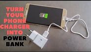 DIY: How to Make a Power Bank using old Mobile Phone Charger Homemade