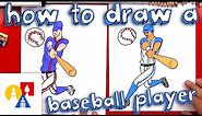 How To Draw A Baseball Player