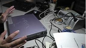 Sony VAIO PCG-R505TS - A RELATIVELY Decent Pentium III Sub-notebook W/ Dock!