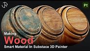 Realistic wood smart materials in substance 3d painter